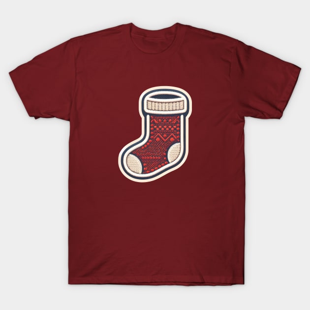 Christmas Sock T-Shirt by Sobalvarro